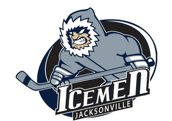 Jacksonville Icemen logo iron on paper